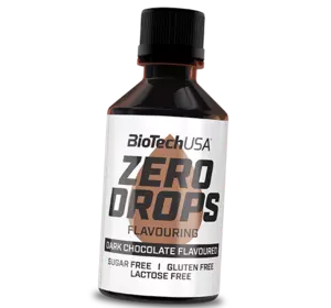Ароматизированые капли, Zero Drops, BioTech (USA)  50мл Черный шоколад (05084014)