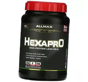 Смесь из 6 протеинов ультрапремиального качества, HexaPro, Allmax Nutrition  907г Клубника (29134003)