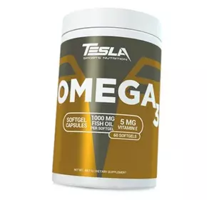 Омега 3 для сердца, Omega 3, Tesla Nutritions  60гелкапс (67580001)