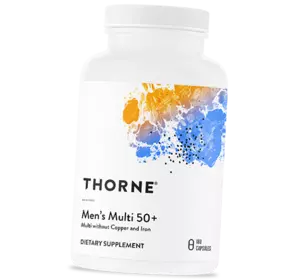 Витамины для мужчин после 50 лет, Men's Multi 50+, Thorne Research  180капс (36357120)