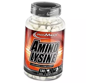 Лизин, Amino Lysine, IronMaxx  130капс (27083003)