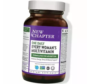 Ежедневные витамины для женщин, Every Woman's One Daily Multivitamin, New Chapter  48вегтаб (36377006)