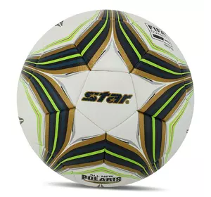 Мяч футбольный All New Polaris 3000 FIFA SB145FTB Star  №5 Бело-салатовый (57623005)