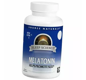 Мелатонин для сна, Melatonin 1 Tabs, Source Naturals  200таб (72355003)