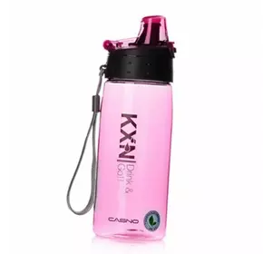 Бутылка для воды KXN-1179 Casno  580мл Розовый (09481013)