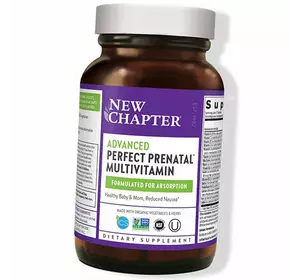 Витамины для беременных, Perfect Prenatal Multivitamin, New Chapter  96вегтаб (36377001)