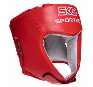 Шлем боксерский открытый ФБУ ОК1 SP-4706 Sportko  M Красный (37451036)