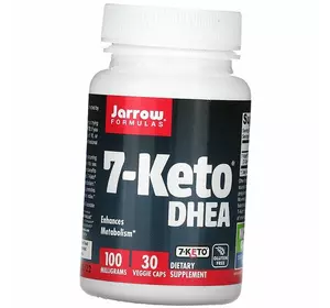 7-Кето, Природный метаболит ДГЭА, 7-Keto DHEA 100, Jarrow Formulas  30вегкапс (02345007)
