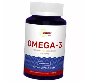 Омега-3, Omega-3 Activ Powerfull, Sunny Caps  100капс (67516001)