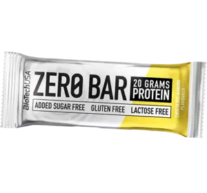 Протеиновый батончик без сахара, Zero Bar, BioTech (USA)  50г Шоколад с бананом (14084006)