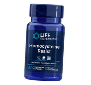 Добавка для поддержания здорового уровня гомоцистеина, Homocysteine Resist, Life Extension  60вегкапс (36346062)