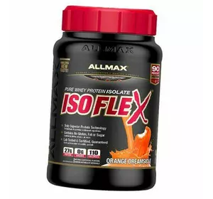 Чистый изолят сывороточного протеина, Isoflex, Allmax Nutrition  907г Апельсиновое мороженое (29134005)