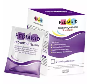 Комплекс для восстановления микрофлоры кишечника для детей, Probiotics-10M, Pediakid  10пак (69505001)