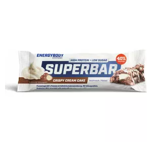 Протеиновый батончик, Superbar, Energy Body  50г Хрустящий кремовый торт (14149003)