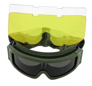 Защитные очки-маска JY-027-3 Sposune   Оливковый (60559054)
