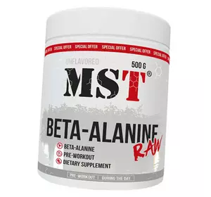 Бета-Аланин, Beta-Alanine Powder, MST  500г Без вкуса (27288007)