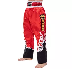 Штаны для кикбоксинга TKKTS-007 Top King Boxing  S Красный (37551097)