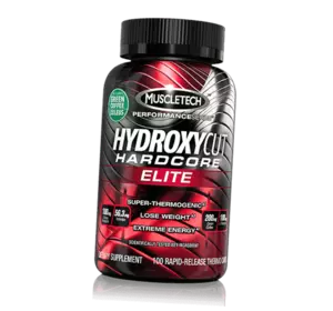 Комплекс для похудения с быстрым высвобождением, Hydroxycut Hardcore Elite, Muscle Tech  100капс (02098002)
