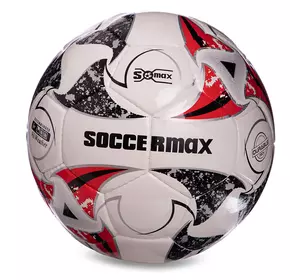 Мяч футбольный FIFA FB-0003 Soccermax  №5 Бело-серо-красный (57569006)