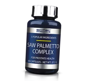 Со Пальметто Комплекс, Saw Palmetto Complex, Scitec Essentials  60капс (71170006)