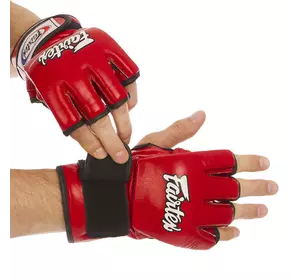 Перчатки для смешанных единоборств MMA FGV12 Fairtex  XL Красный (37475050)