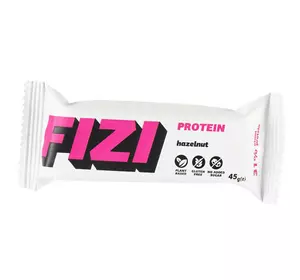 Батончик Протеиновый, Protein Bar, FIZI  45г Лесной орех (14620001)