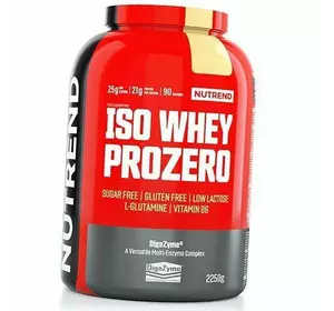 Изолят Сывороточного Протеина с низким содержанием лактозы, Iso Whey Prozero, Nutrend  2250г Шоколадное пирожное (29119012)