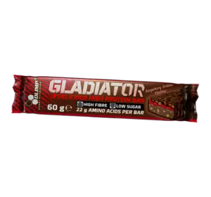 Протеиновый батончик с низким содержанием сахара, Gladiator, Olimp Nutrition  60г Малина (14283003)