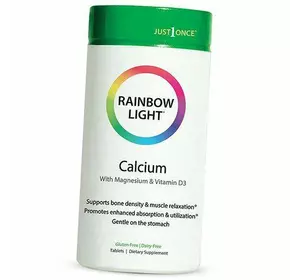 Витамины для костей и зубов, Calcium, Rainbow Light  180таб (36316024)