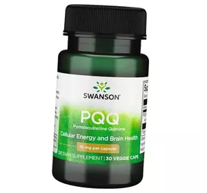 Пирролохинолинхинон, PQQ Pyrroloquinoline Quinone 10, Swanson  30вегкапс (70280022)