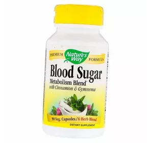 Нормализация сахара в крови, Blood Sugar, Nature's Way  90вегкапс (71344070)