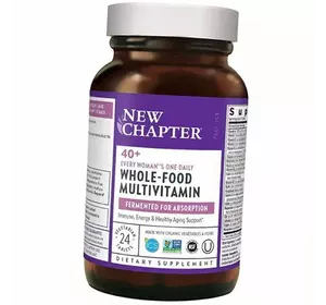 Ежедневные Мультивитамины для женщин 40 +, Every Woman's 40+ One Daily Multivitamin, New Chapter  24вегтаб (36377023)
