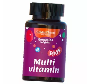 Мультивитамины для детей, Kids Multi Vitamin, Golden Pharm  60таб (36519011)
