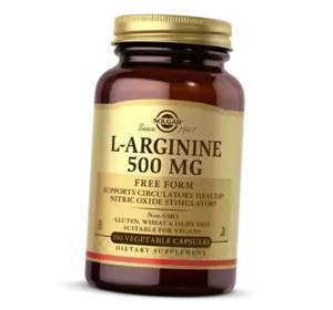 Л Аргинин, L-Arginine 500 , Solgar  100вегкапс (27313016)