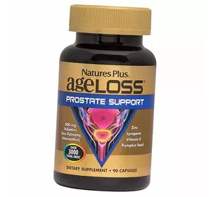 Комплекс для поддержки простаты, AgeLoss Prostate Support, Nature's Plus  90капс (71375043)
