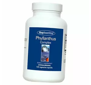Комплекс для поддержки печени, Phyllanthus Complex, Allergy Research Group  120вегкапс (71372002)