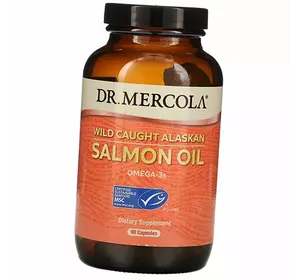 Масло дикого аляскинского лосося, Salmon Oil, Dr. Mercola  90капс (67387004)