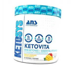 Комплекс для выносливости и похудения, Ketovita, ANS Performance  225г Персик-манго (74382008)