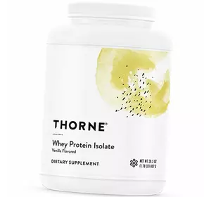 Изолят Сывороточного Протеина, Whey Protein Isolate, Thorne Research  807г Ваниль (29357002)