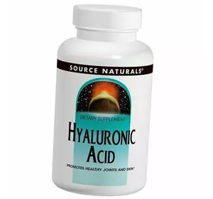 Гиалуроновая кислота с Коллагеном и Хондроитином, Hyaluronic Acid 100, Source Naturals  30таб (68355001)