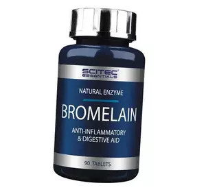 Бромелайн таблетки, Bromelain, Scitec Essentials  90таб (69170002)