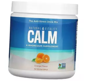 Напиток-Антистресс, CALM The Anti-Stress Drink Mix, Natural Vitality  226г Апельсин (36538001)