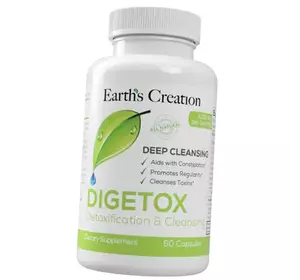 Комплекс для детокса и очищения организма, Digetox, Earth's Creation  60капс (71604013)