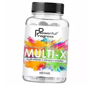 Мультивитамины, Multi-X, Powerful Progress  100таб (36401002)