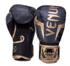 Перчатки боксерские на липучке Elite Boxing VN1392-535 Venum  12oz Камуфляж (37470017)
