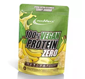 Веган Протеин, 100 % Vegan Protein Zero, IronMaxx  500г Банан (29083016)