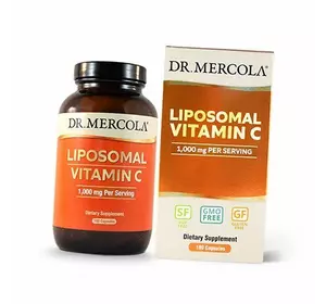 Липосомальный Витамин С, Liposomal Vitamin C, Dr. Mercola  180капс (36387008)