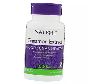 Корицы экстракт, Cinnamon Extract, Natrol  80таб (71358002)