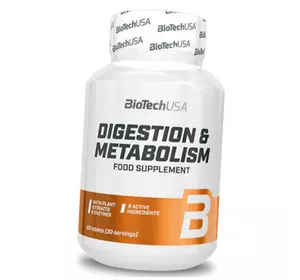 Комплекс для пищеварения и метаболизма, Digestion & Metabolism, BioTech (USA)  60таб (69084006)