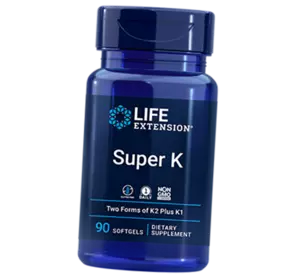 Супер Витамин К, Super K, Life Extension  90гелкапс (36346004)